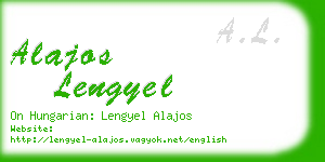 alajos lengyel business card